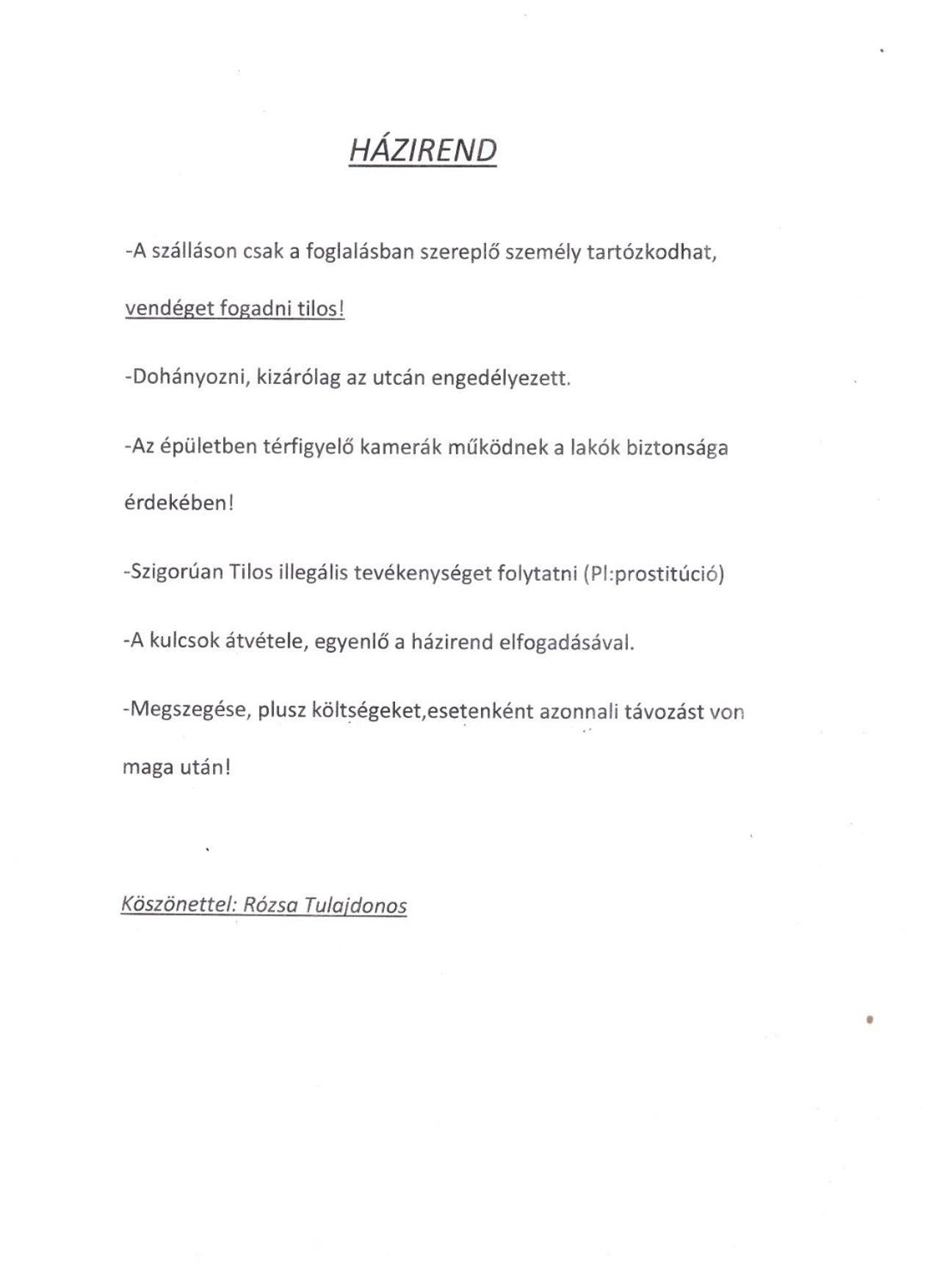 Rozsa Apartmanhaz Szegedin Exterior foto
